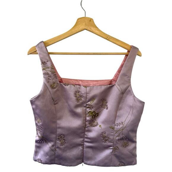 Vintage Jeffrey & Dara Evenings Purple Beaded 3 Piece Formal Set Size 12 Chic - Picture 6 of 7